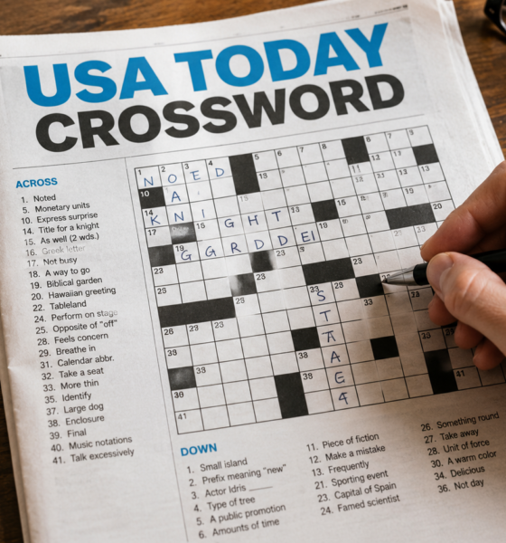 USA Today Newspaper Crossword